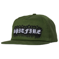 Spitfire Old E Barbed Olive Snapback Hat