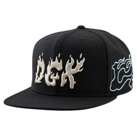 DGK Vapors Black Snapback Hat