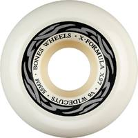 Bones X-Formula Silver Widecut V6 97A 55mm Skateboard Wheels
