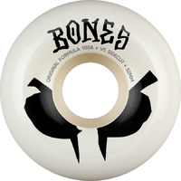 Bones OG 100's White Sidecut V5 100A 52mm Skateboard Wheels