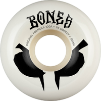 Bones OG 100's White Sidecut V5 100A 55mm Skateboard Wheels