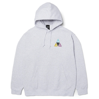 HUF Prism Triple Triangle Heather Grey Hoodie