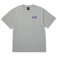 HUF Classic H Heather Grey Navy T-Shirt