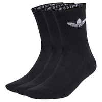 Adidas Trefoil Cushion Crew Black 3 Pair Socks