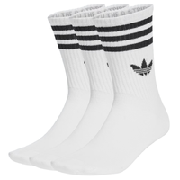Adidas 3 Stripes Crew White 3 Pair Socks