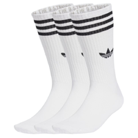 Adidas 3 Stripes High Crew White 3 Pair Socks