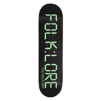 Folklore Warm Press Clock Green 8.25 Skateboard Deck