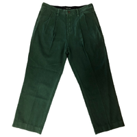 Passport Herringbone Leagues Club Hunter Green Sun Bleached Pants