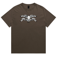 Kick Push Bin Chicken Faded Brown T-Shirt