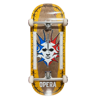 Opera Fatties EX7 Yellow Brown 12.0 Complete Skateboard