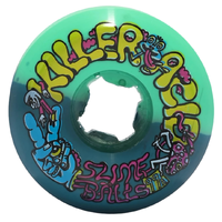 Slime Balls Killer Acid Teal 99A 54mm Skateboard Wheels
