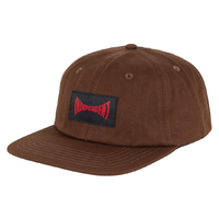 Independent Span 6 Panel Dark Brown Strapback Hat