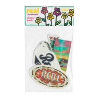 Real Assorted Stickers 7 Pack