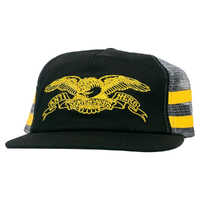 Anti Hero Basic Eagle Black Charcoal Yellow Trucker Hat