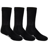 Asics Pace Crew Performance Black 3 Pair Socks