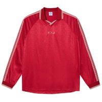 Polar Skate Co Davie Red Long Sleeve Shirt