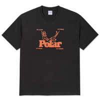 Polar Skate Co No Worries Black T-Shirt