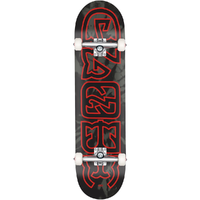 Globe G0 Heyman Black Dye Red 8.0 Complete Skateboard