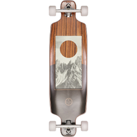 Globe Scarper Rosewood Peaks 36 Drop Through Longboard Skateboard