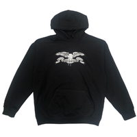 Kick Push Bin Chicken Black Youth Hoodie