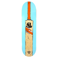 Folklore Fibre Tech Lite Cricket Bat Blue 8.25 Skateboard Deck