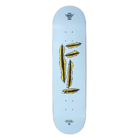 Folklore Fibre Tech Lite Rip Blue 8.375 Skateboard Deck