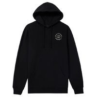 Brixton Oath V Black Off White Hoodie