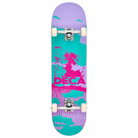 Deca Pixelscape Purple Green 8.375 Complete Skateboard