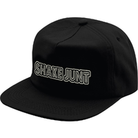 Shake Junt Stretch Logo Black Snapback Hat