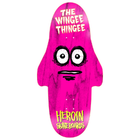 Heroin Wingy Thingee Pink 15.25 Skateboard Deck