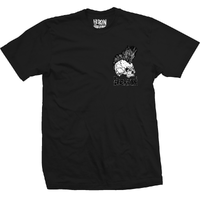 Heroin Punk Skull Black T-Shirt