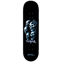 April Shane O'Neill Dead Black Dip 8.25 Skateboard Deck Slight Scuffed