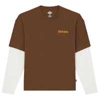 Dickies Payson 2fer Timber Brown Long Sleeve Shirt