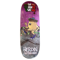 Heroin Goofys Grande Egg Purple 10.75 Skateboard Deck