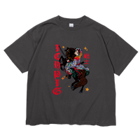 Ichpig Warrior Vintage Black T-Shirt