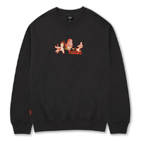 Buzzcut Delinquent Charcoal Crew Jumper
