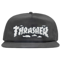 Thrasher Clouds Charcoal Snapback Hat
