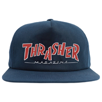 Thrasher Parra Mag Navy Snapback Hat