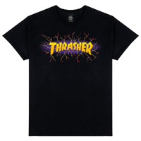 Thrasher Lightning Black T-Shirt
