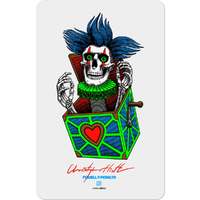 Powell Peralta Hiett Skull Skateboard Sticker