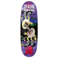 Heroin Curb Killer 9 Merged Purple 10.0 Skateboard Deck