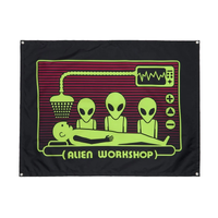 Alien Workshop Abduction Black Banner