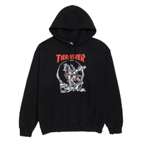 Thrasher Outlaw 2-Tone Black Hoodie