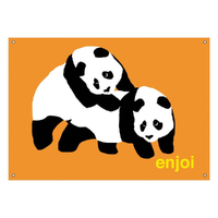 Enjoi Panda Black White Banner