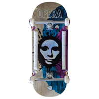 Opera Fatties Mask EX7 Blue Purple 12.0 Complete Skateboard