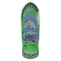 Shut 86 Shark EX7 Green 10.375 Skateboard Deck