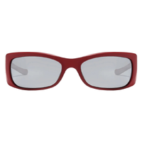 Ritual Vision Sabotage Matte Dark Red Black Mirror Polarised Sunglasses