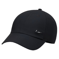 Nike Dri-FIT Club Metal Swoosh Black Metallic Silver Hat