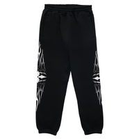Ritual Vision Flame Fleece Black Track Pants