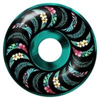 Spitfire Floral Teal Classic F4 99D 53mm Skateboard Wheels
